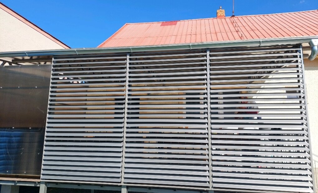 Fixed sun blinds K-system