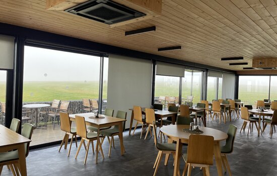 Motorické interiérové látkové rolety, Golfový areál Royal Valley Kežmarok